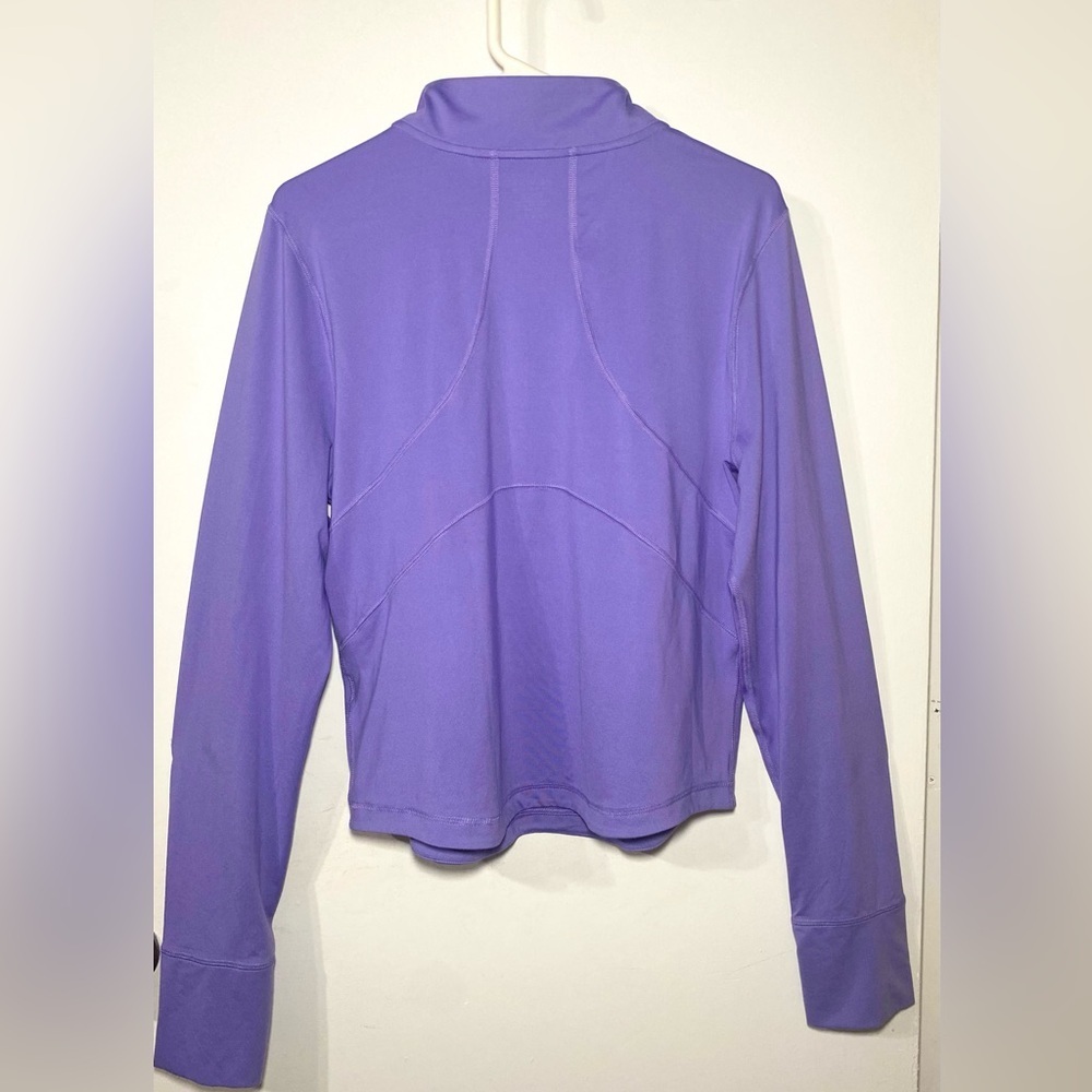 Peloton Soft Tech 1/4 Zip Jersey in Purple size XL - Picture 8 of 8